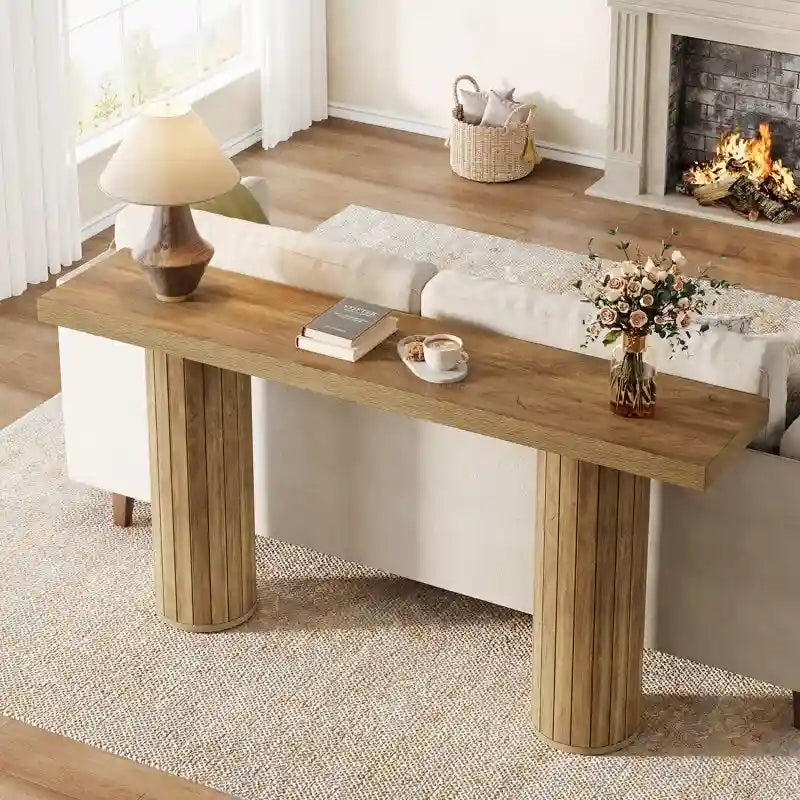 Stół konsolowy o długości 63 Inches do przedpokoju, korytarza i salonu
