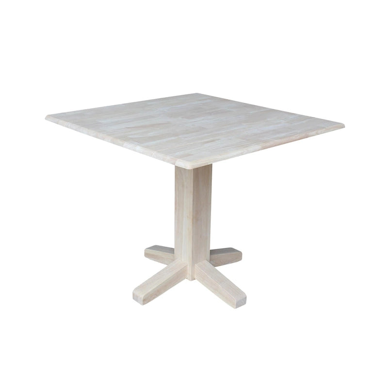 Quadratischer Esstisch mit zwei Klappseiten