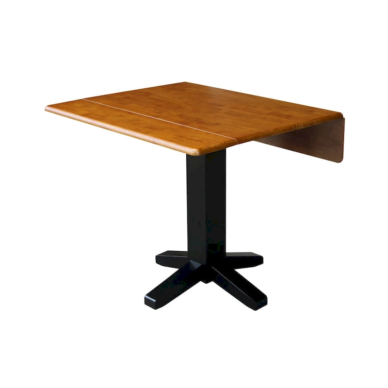 Quadratischer Esstisch mit zwei Klappseiten