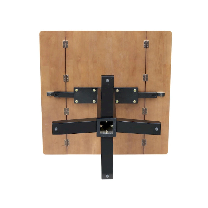 Quadratischer Esstisch mit zwei Klappseiten