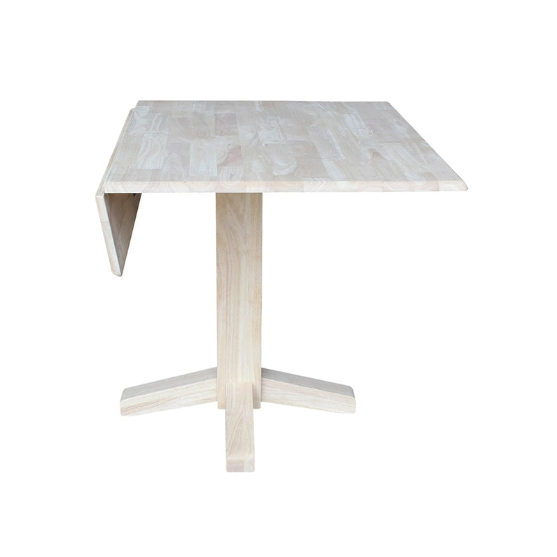 Quadratischer Esstisch mit zwei Klappseiten