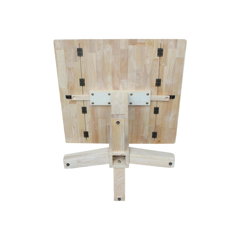 Quadratischer Esstisch mit zwei Klappseiten