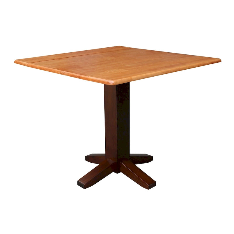 Quadratischer Esstisch mit zwei Klappseiten