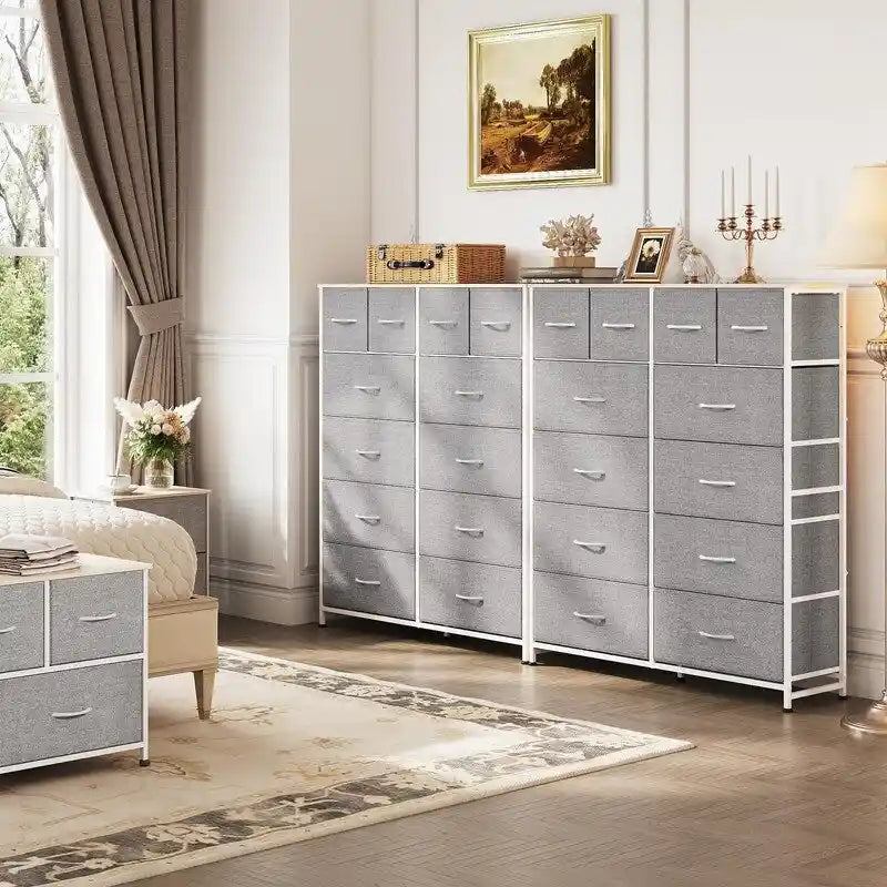 Hohe Kommode fürs Schlafzimmer mit 12 Schubladen