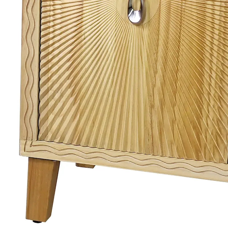 Armário de arrumação vintage com 4 portas
