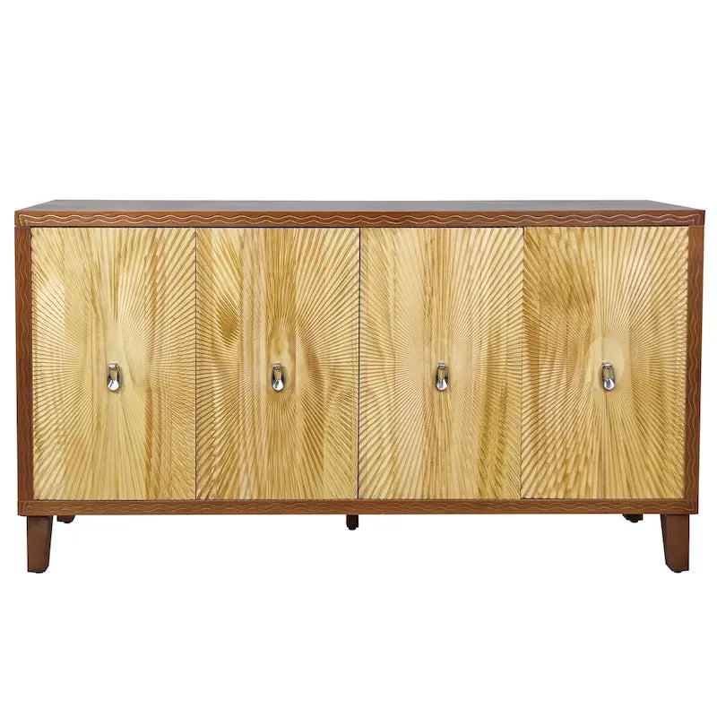 Armário de arrumação vintage com 4 portas